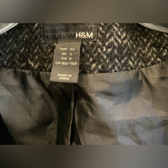 H&M Herringbone Tweed Coat - Picture 9 of 12